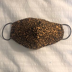 Leopard fabric mask